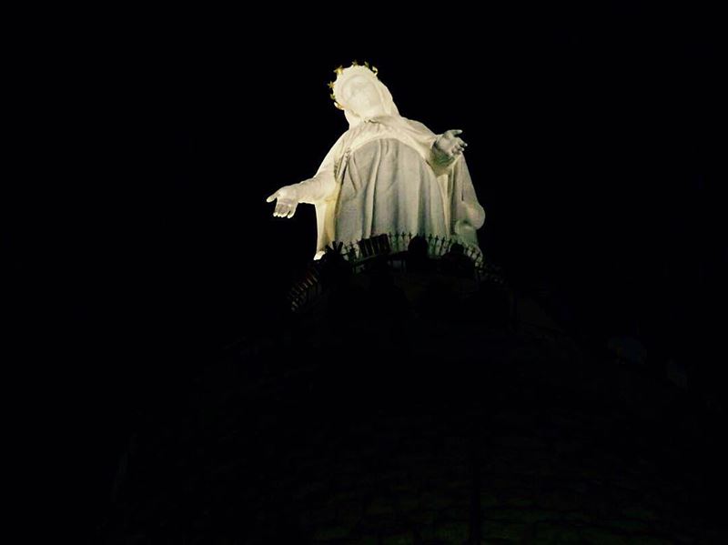 On Sunday of the dead, a picture full of yearning and... (The Lady of Lebanon - Harissa)