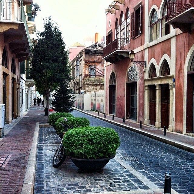 On the streets of Beirut 🚲  a7labaladbil3alam  photo  love  photograph ... (Saifi village)