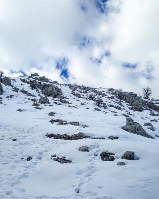 Only one who wanders finds a new path ⛄️❄️⛄️ (Ehmej, Mont-Liban, Lebanon)