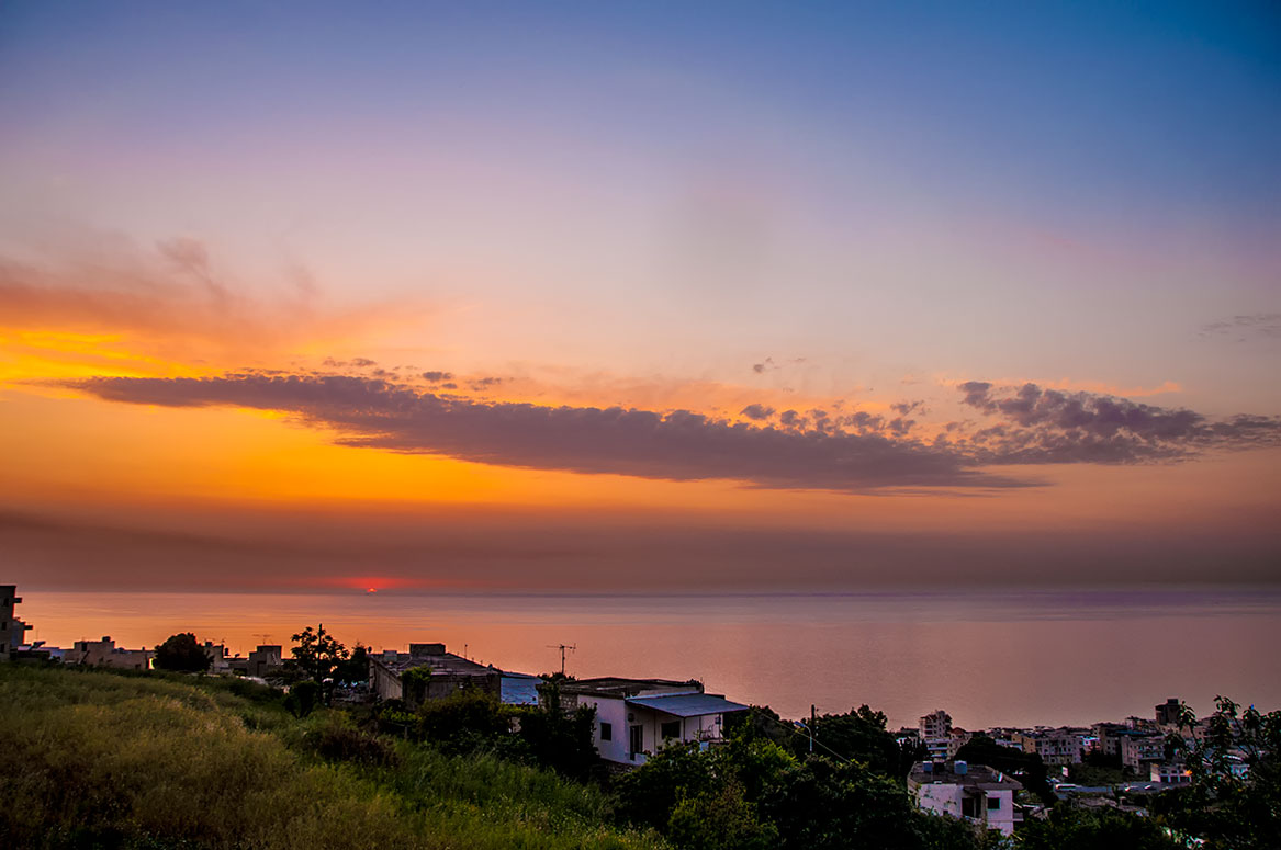 Orange Sunset from Safra