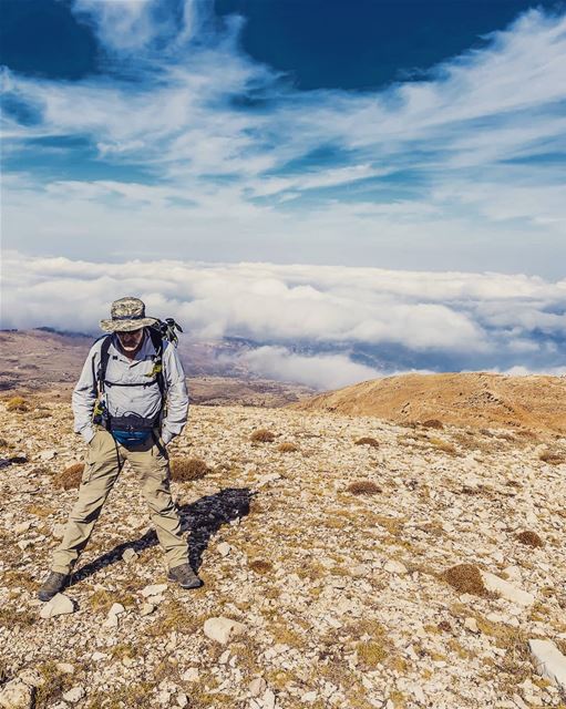 Our guide waiting for the rest... (Lebanon)