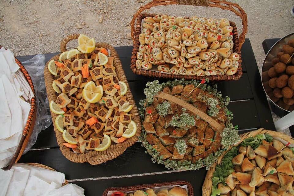 Our local guesthouses'  fresh and  natural  food! JabalMoussa...