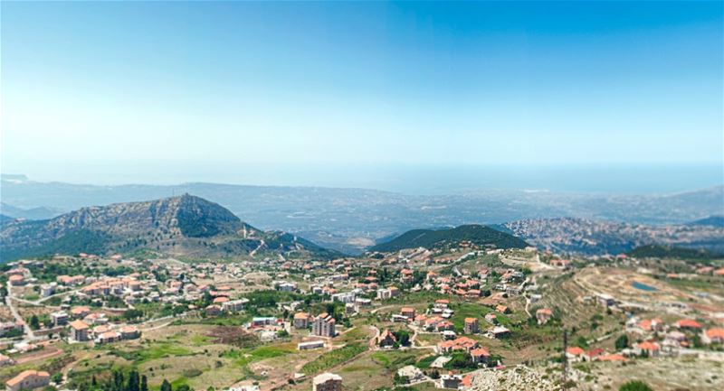 Panoramic Tour from Saydet El Hosn Ehden (Sea and Mountain 200 Degrees Panorama)