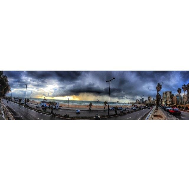  panoramic view for todays  storm  beirut  lebanon  wearelebanon ...