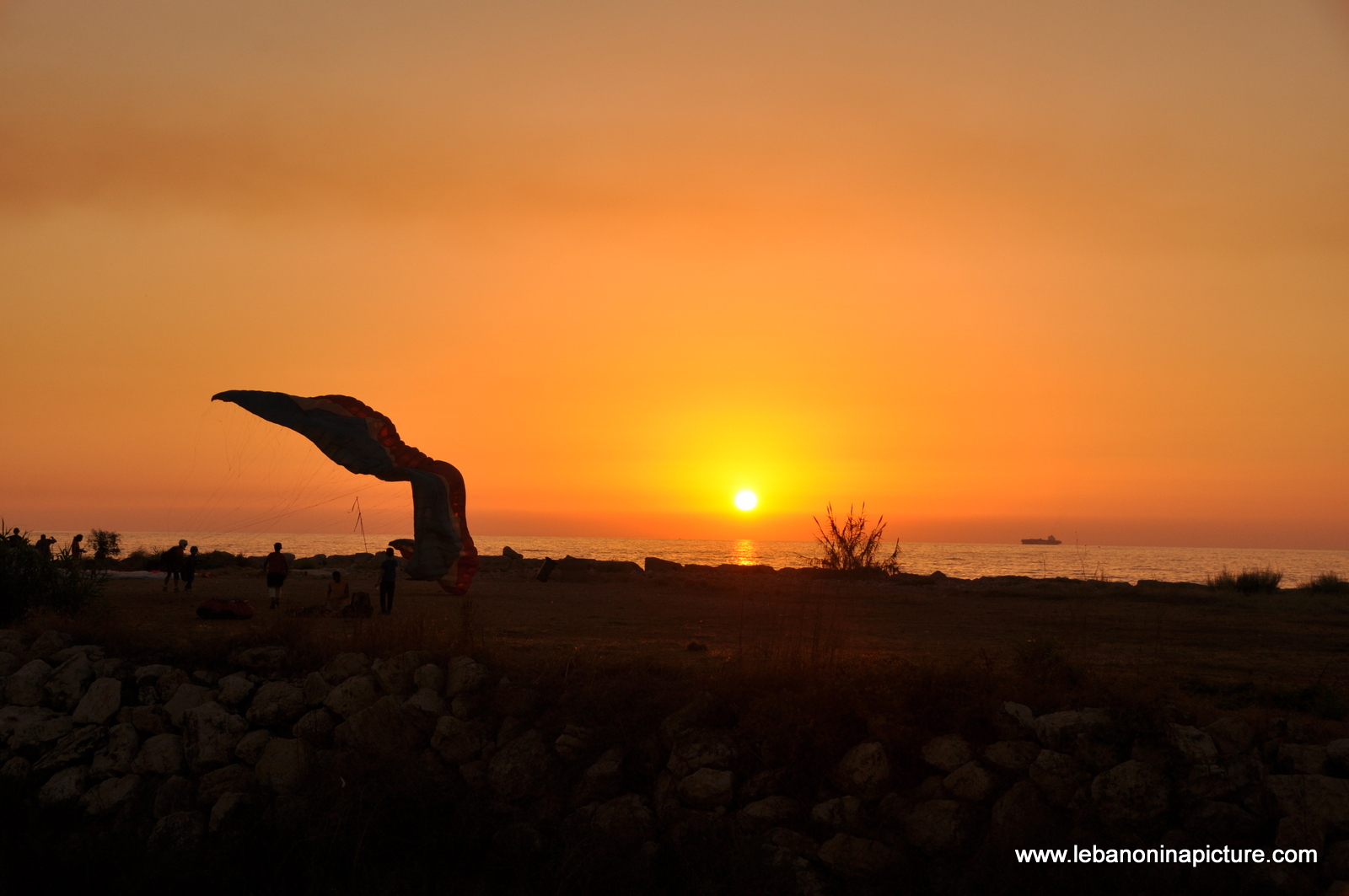 Paragliding from Ghosta Mountain and Landing in Maameltein Near Jounieh