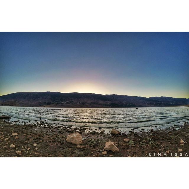 Peace and... (Lake Qaraoun)