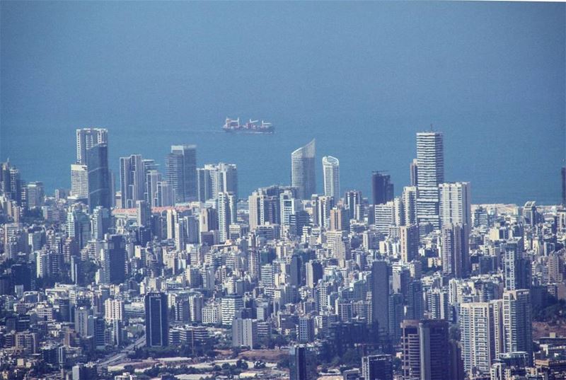  picoftheday world beirut city mountain high blue sky photography...