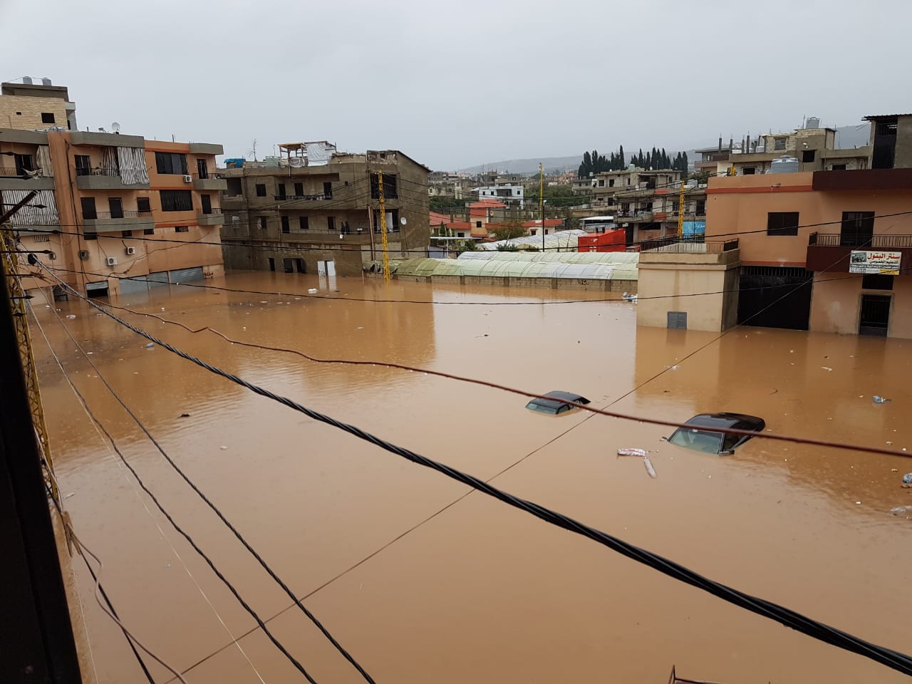 Pictures of snow rain and flood from the storm Norma