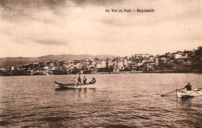 Port Beirut View  1900s