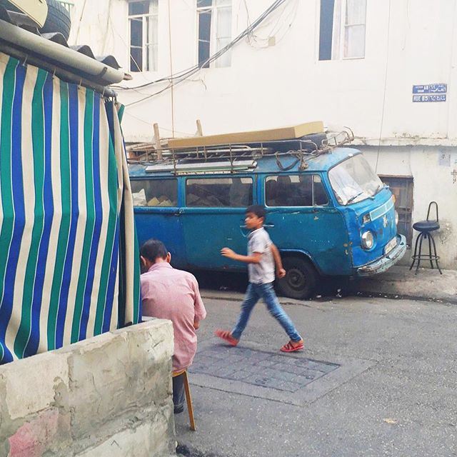 Primary color: blue 🎨. Good morning Beirut ☀️☕️🇱🇧! (Karm El Zeitoun - Achrafiyeh)