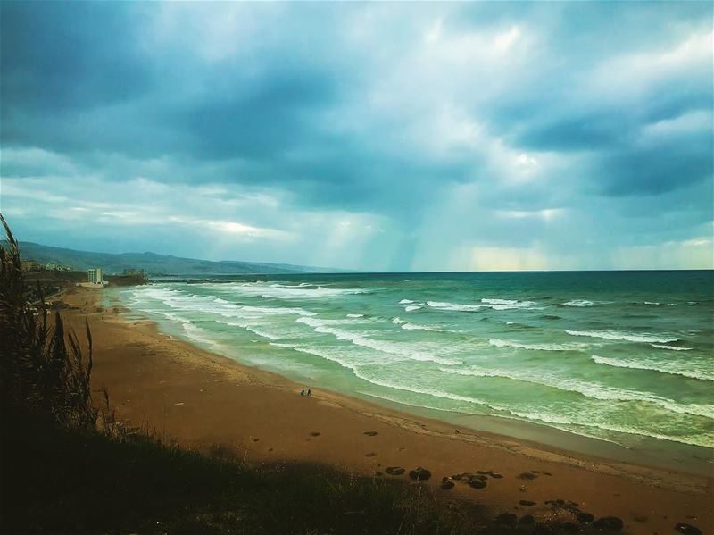 Ramlit al bayda Beyrouth -liban 🇱🇧 ☁️🌨🌦  lebanon  beirut ... (Ramlat Al Bayda', Beyrouth, Lebanon)