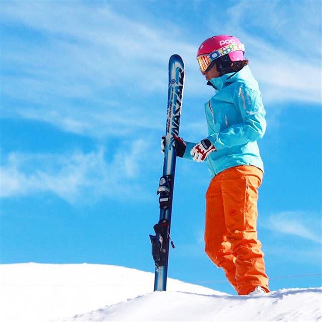 Reach the top, take a deep breath and continue the journey ☀️🎿 ... (Faraya, Mont-Liban, Lebanon)