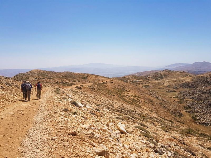 Reaching the peak is the achievement, but going back is the challenge🚶... (My Adventures Lebanon)