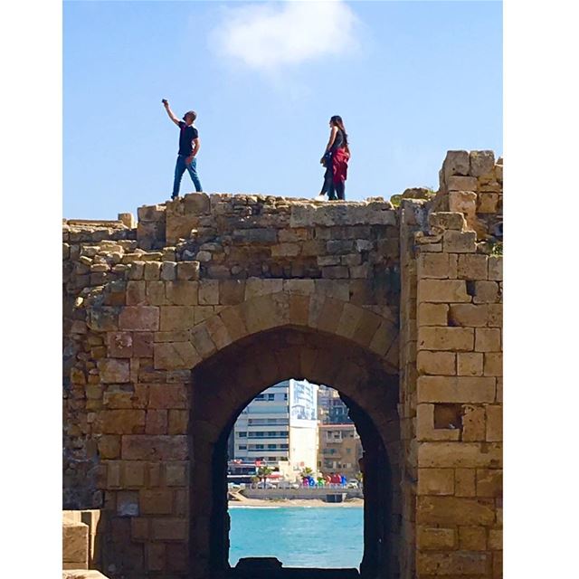 Ready for a selfie? (Saida The Sea Castle)