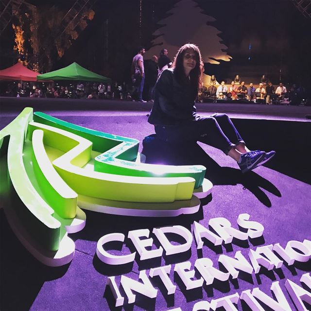 Ready for tonight!!!  cedars International Festival  cedars  cedarsofgod ... (Cedars Festival)