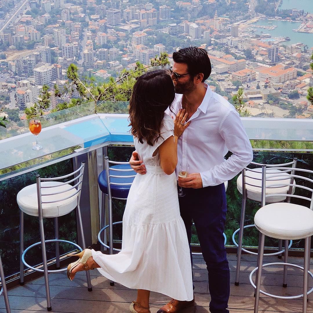  Repost @ivysays・・・Always on top of the world with him 💙 (The Terrace - Restaurant & Bar Lounge)