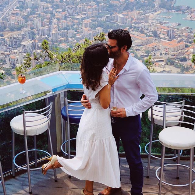  Repost @ivysays・・・Always on top of the world with him 💙 (The Terrace - Restaurant & Bar Lounge)