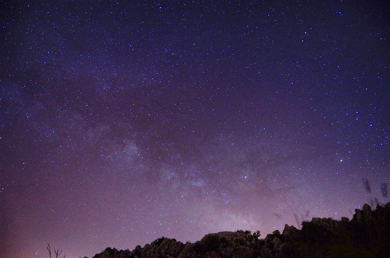 🌌Rise of the milky way🌌... (My Adventures Lebanon)