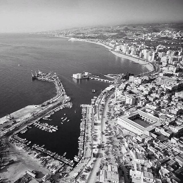 Saida Aerial View In 2000 .