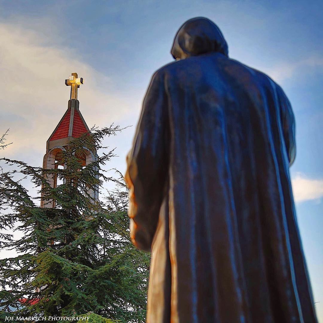 Saint Charbel!  annaya  marcharbel  saintcharbel  cloud  sky  cross ... (Annaya - Saint Charbel.)