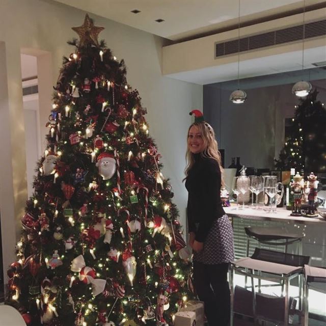 Santa’s little helper is away from  home but my 💚is still there... (Beirut, Lebanon)