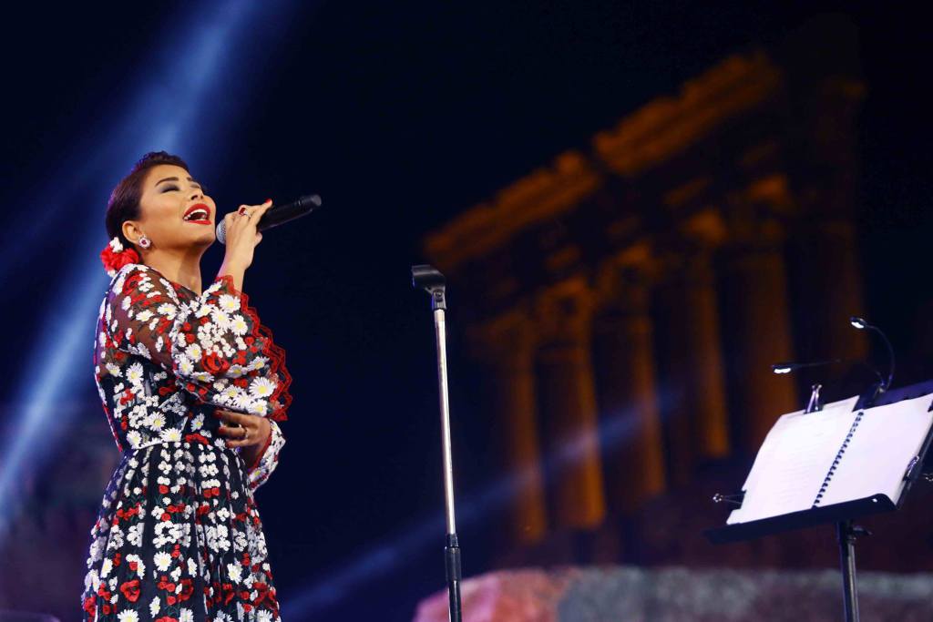 Sherine in Baalbek Festival 2016