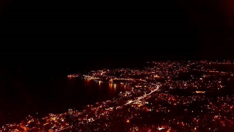 Skipping the weekend traffic.A view from above 🌃 (Our Lady Of Lebanon-Harisa)