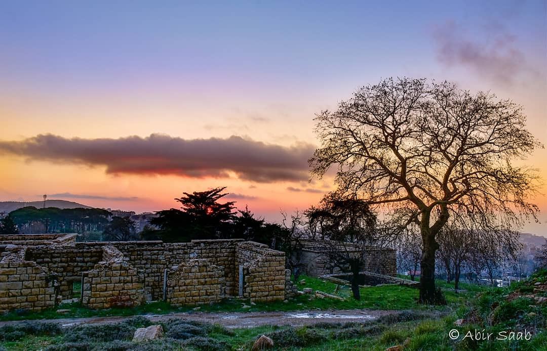 Smile a little more.. Regret a little less  lebanon  mountlebanon  sunset... (Mount Lebanon Governorate)