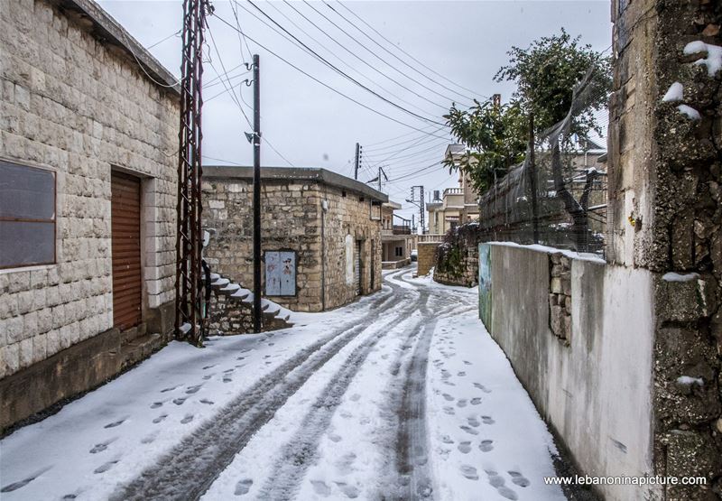 Snow Storm in (Yaroun)