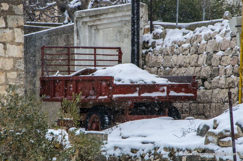 Snow Storm in (Yaroun)