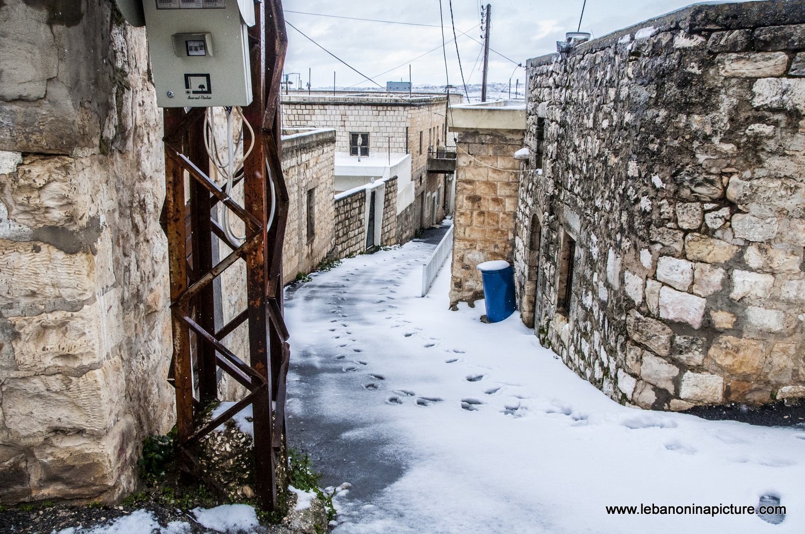 Snow Storm in (Yaroun)