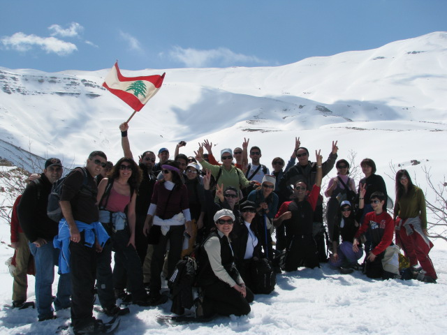 Snowshoeing Arz Bakafra 2009