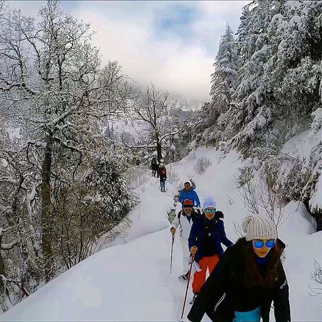  snowshoeinglebanon  explorelebanon  picoftheday  livelovelebanon ... (Arez Ehden)