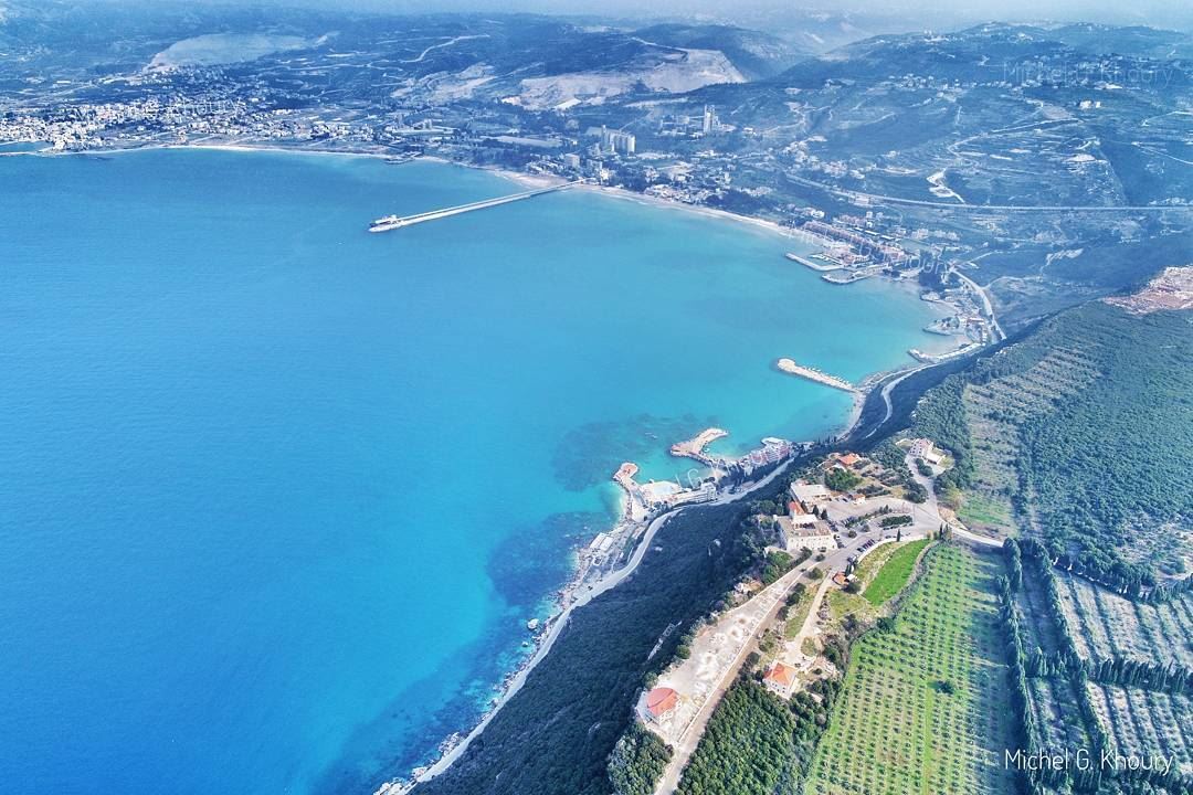 Soaring above Saydet el Nourieh & Chekka Bay...Good Morning 😎...