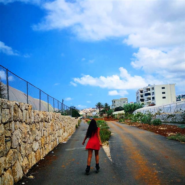 Some hobbies⛸️ will never die 🚩 (Byblos - Jbeil)