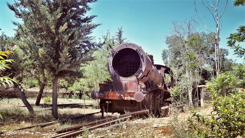 Sometimes the Old Ways are Best !  GOODMORNING LiveLoveBekaa ... (Rayak International train Station)