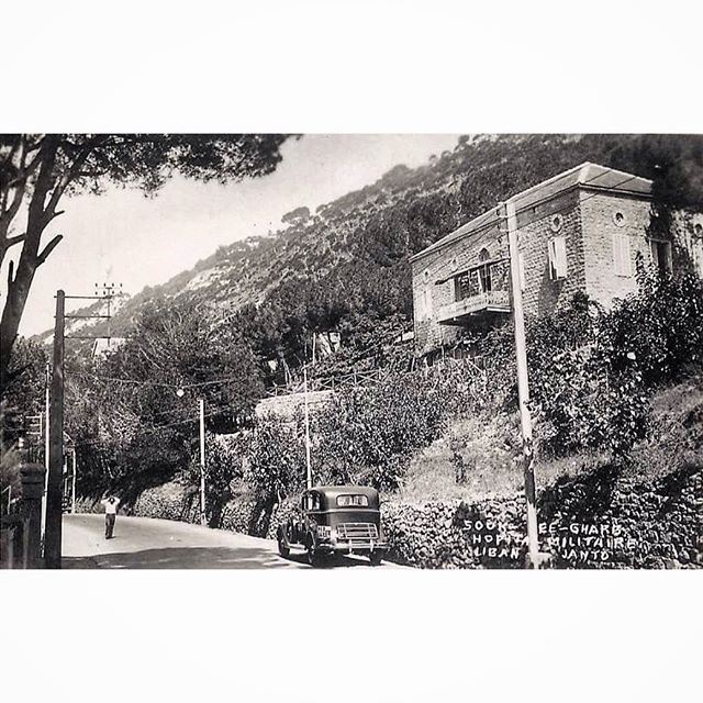 Souk El Gharb In 1931 .