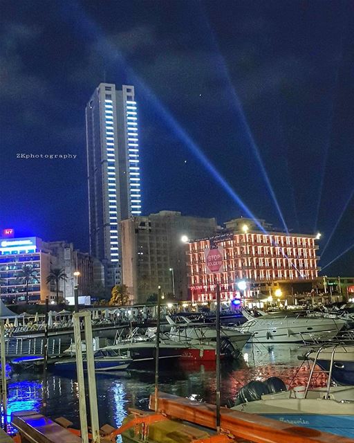 Sparkling Beirut ♥️🇱🇧 * insta_lebanon  ig_lebanon  lebanon_pictures ... (Saint-George Hotel,Yacht Club & Marina)