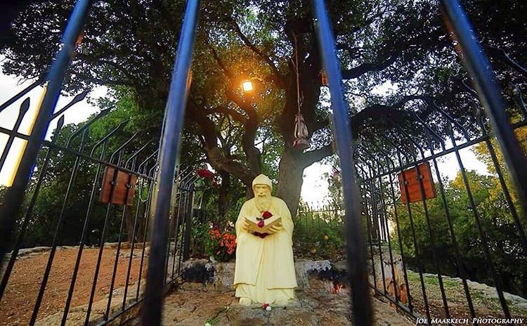 St Charbel...😌 stcharbel  saintcharbel  marcharbel  lebanon  annaya ... (Annaya - Saint Charbel.)