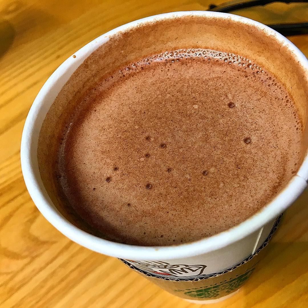 @starbucks hot chocolate is keeping me warm on this cold rainy day ☂️🌧.... (Beirut, Lebanon)