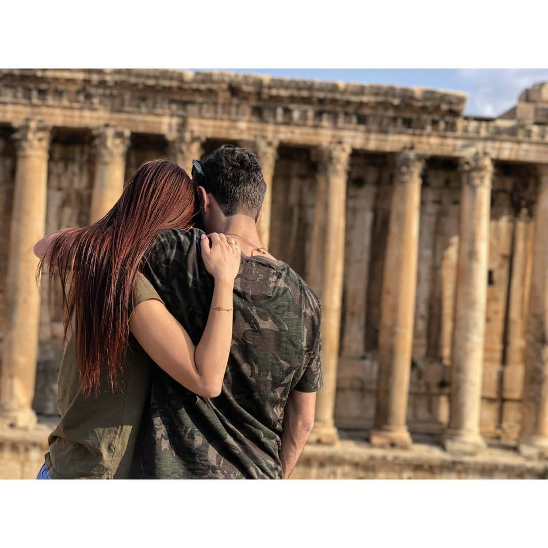 Step by step, side by side, we see the world! livelovelebanon ... (Baalbek , Roman Temple , Lebanon)