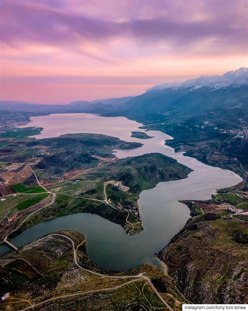 Still chasing  sunsets !!!.Things will come to you maybe not as you... (Lake Qaraoun)