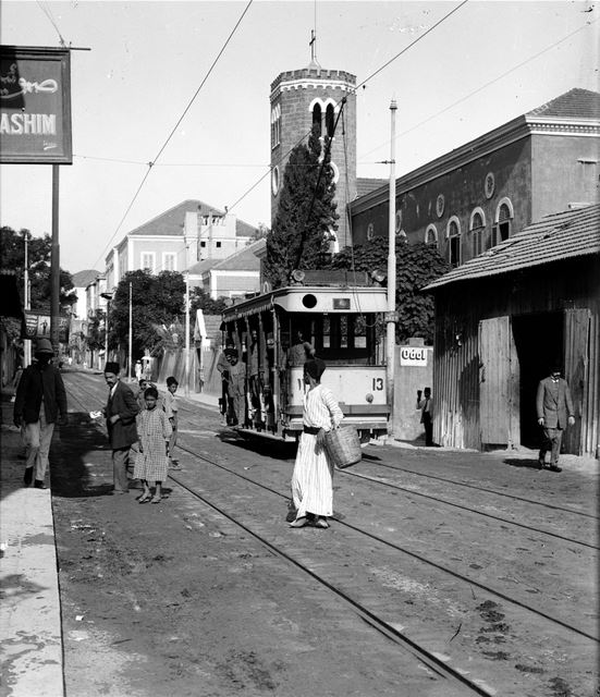 Street leading to Ras Beirut  1900s 