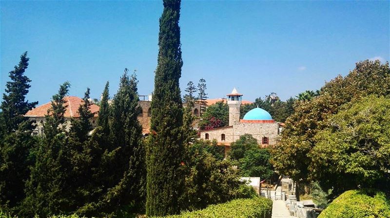  summer  summertime  lebanon  love  byblos  jbeil  mosque  green  blue ... (Byblos - Jbeil)
