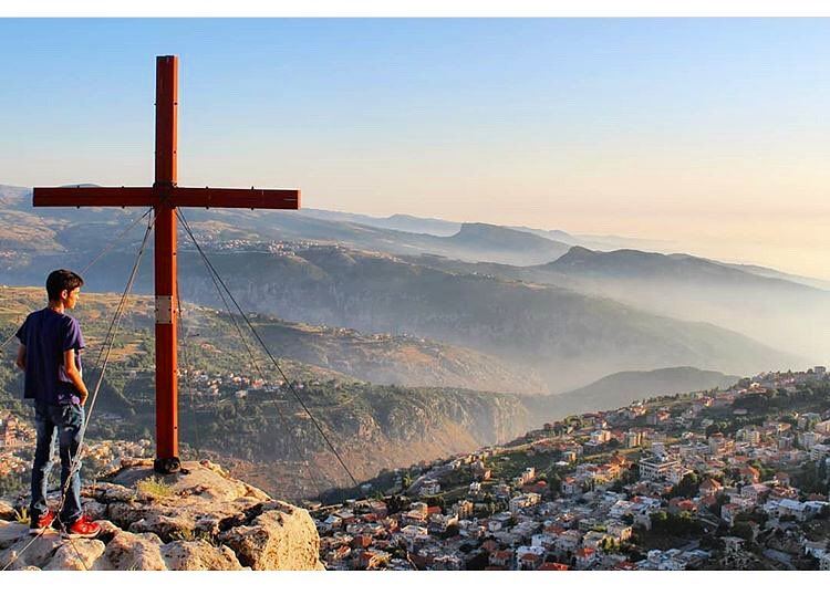 /SUNDAY 19th AUGUST 2018\Sunset 🌅 above the clouds ☁️... (Ehden, Lebanon)