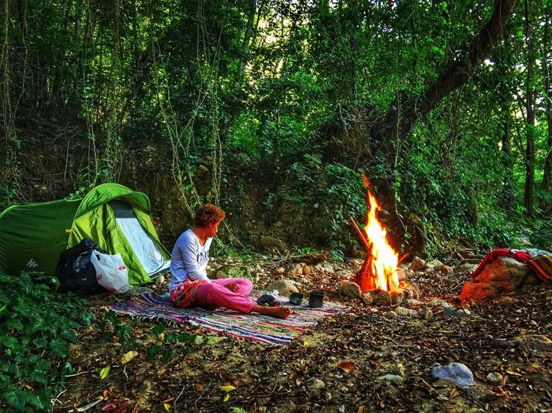 Sunday morning rapture !  camp  outdoors  nature  saytrees  wanderlust ... (Wede l Sett)