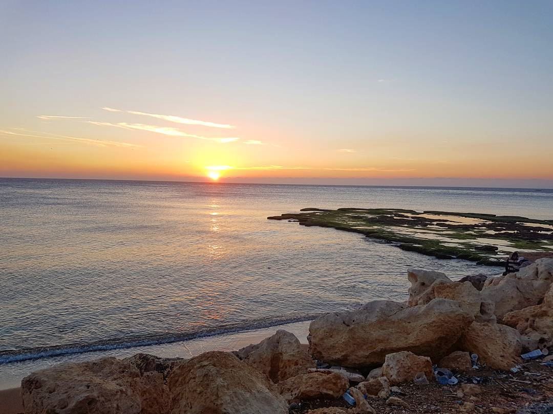 Sunday sunset in Mina ❤ tripoli ... (Corniche El Mina Tripoli)