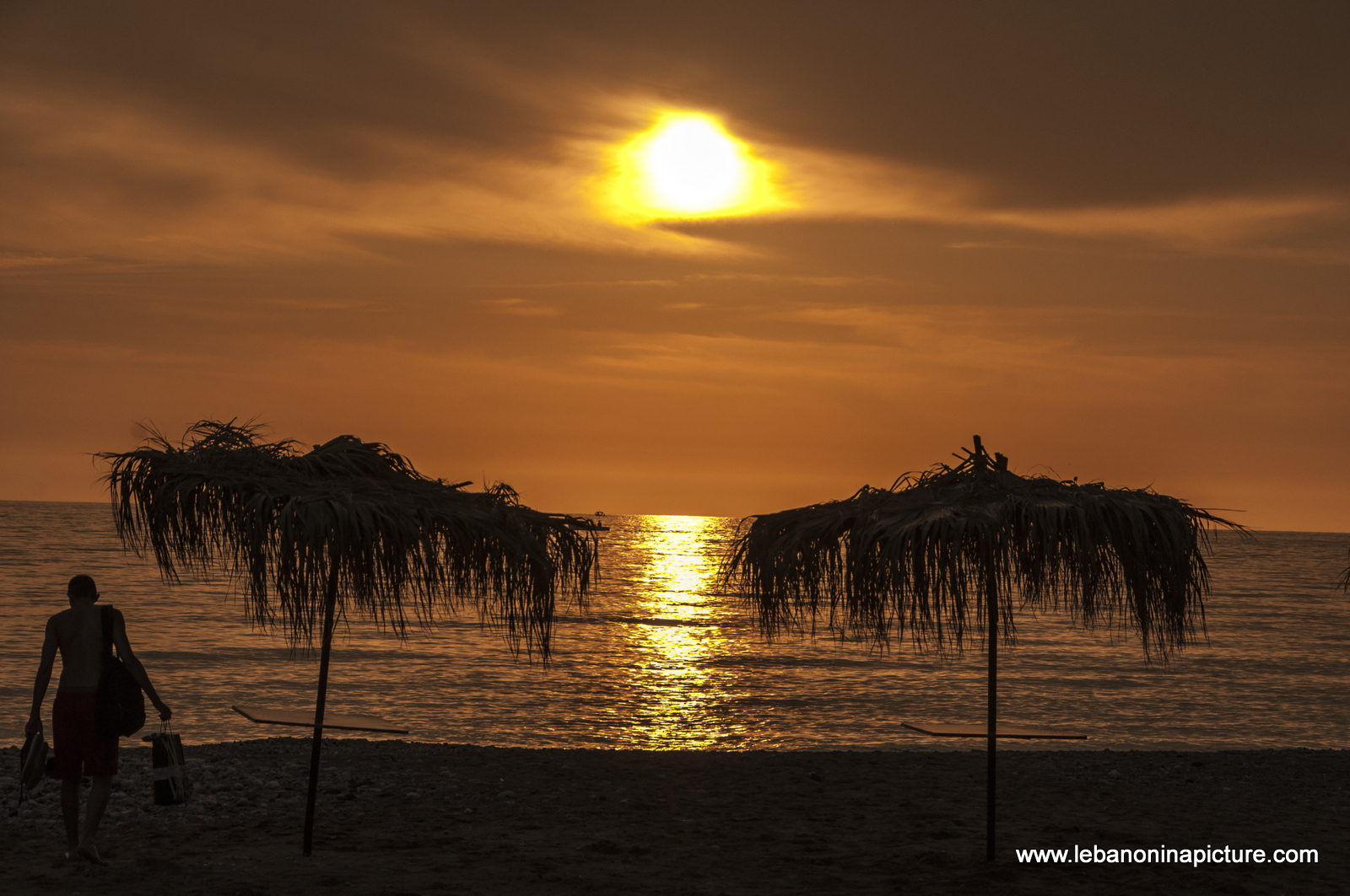 Sunset at Ibrahim River Landing