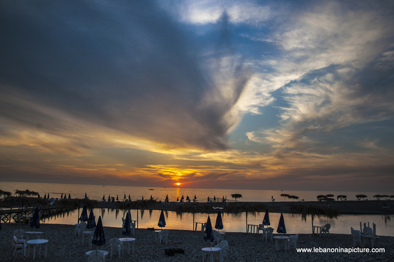 Sunset at Ibrahim River Landing