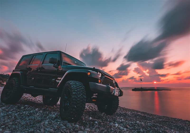 Sunset beach ride 🌅Photo taken with Canon 7D Mark... (Batroûn)